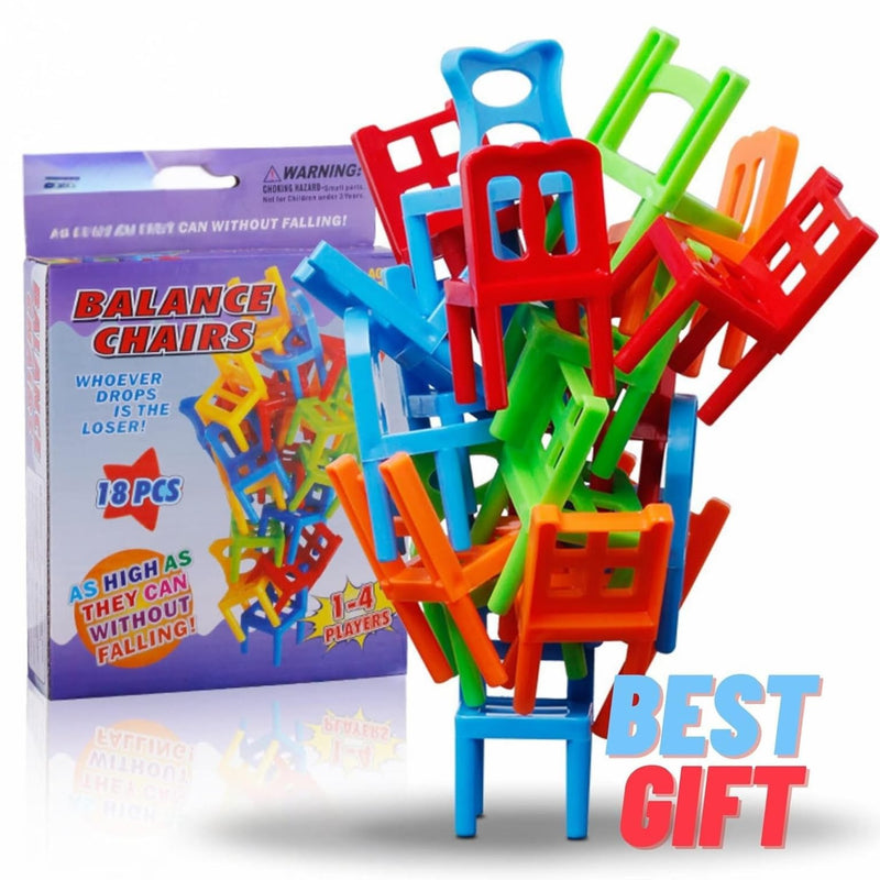 Chair Tower Stacking Game (36-Piece)