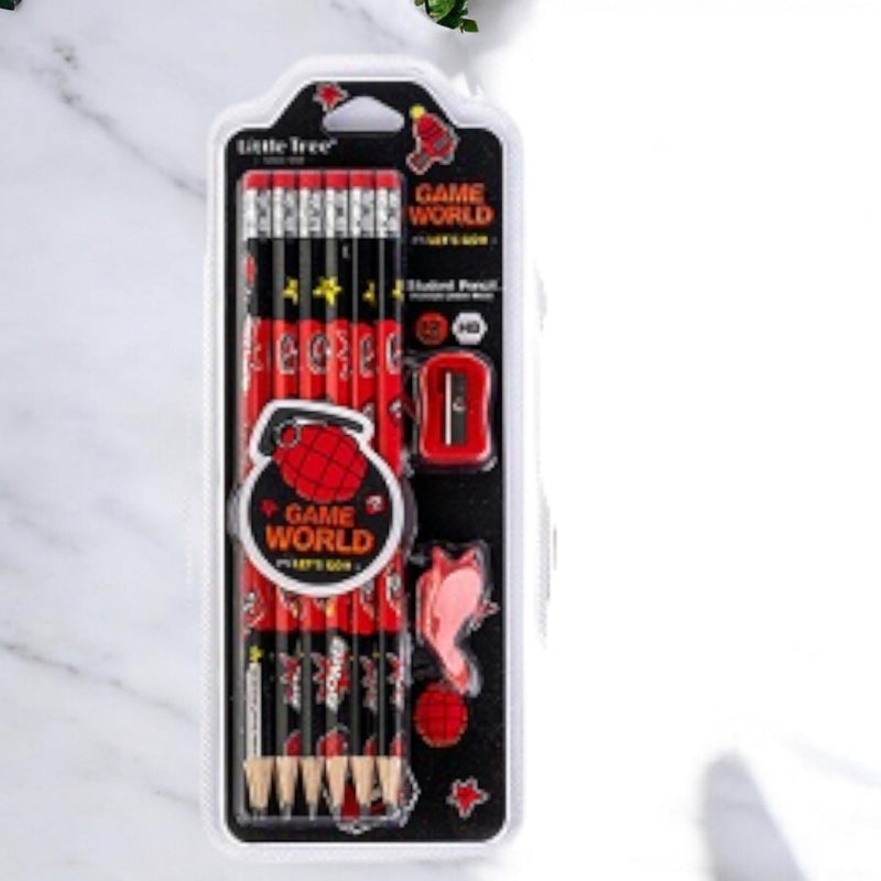 Cute Bunny Stationery Gift Set (9-Piece)