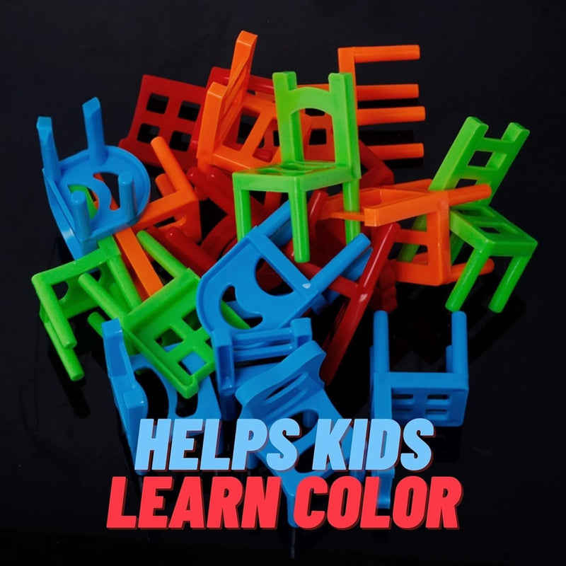 Chair Tower Stacking Game (36-Piece)