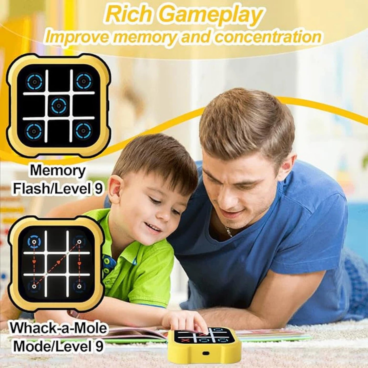 4-in-1 Electronic Tic Tac Toe Game