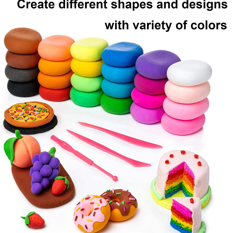 Plasticine Modelling Clay – 6 Colors (300g)