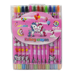Cartoon Twistable Crayons – 12 Colors