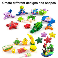 Plasticine Modelling Clay – 6 Colors (300g)