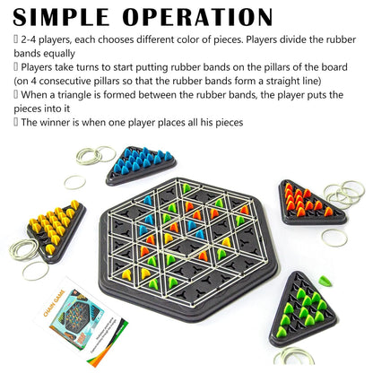 Triggle Chain Triangle Strategy Game
