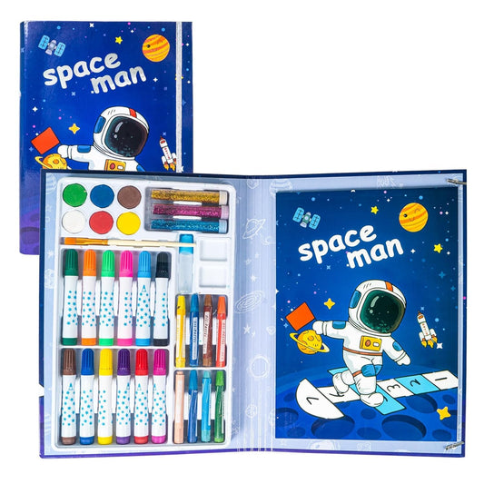 Space Theme Sketch & Coloring Art Kit