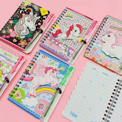 Premium Hard-Cover Spiral Notebook-200 Pages Ruled