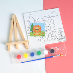 Canvas Paint Card with Mini Easel