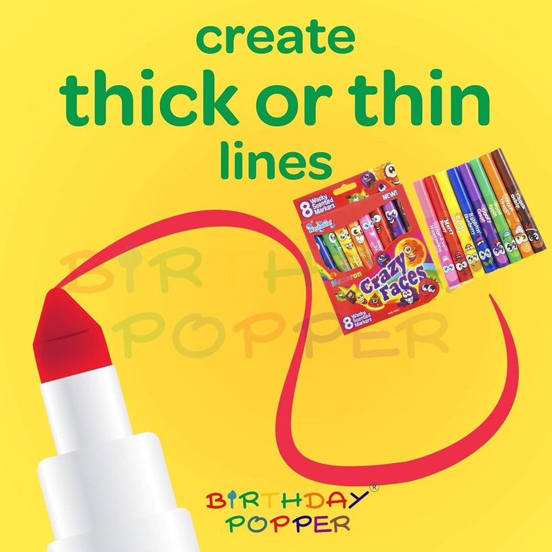 Fruity Smell Washable Pens for Kids (8-Color Set)