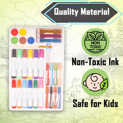 Dinosaur Theme Sketch & Coloring Art Kit