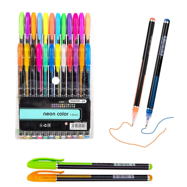 Metallic Glitter Gel Pens Set – 12 Color