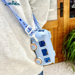 Kids Leakproof Tritan Water Bottle with Straw & Stickers – 500 ml