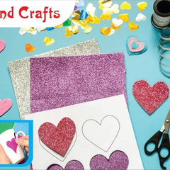 Self-Adhesive Glitter Paper Sheets