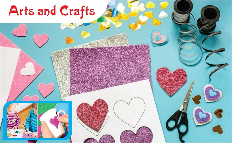 Self-Adhesive Glitter Paper Sheets