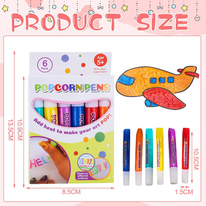 Popcorn Puffy Pen Set