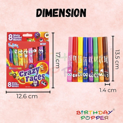 Fruity Smell Washable Pens for Kids (8-Color Set)