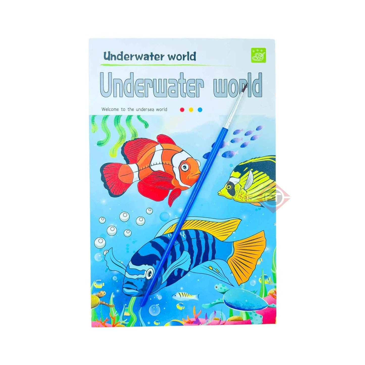 Unicorn Watercolour Colouring Book (12 Sheets)