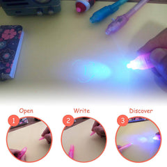Invisible Ink Spy Pens- Set of 6