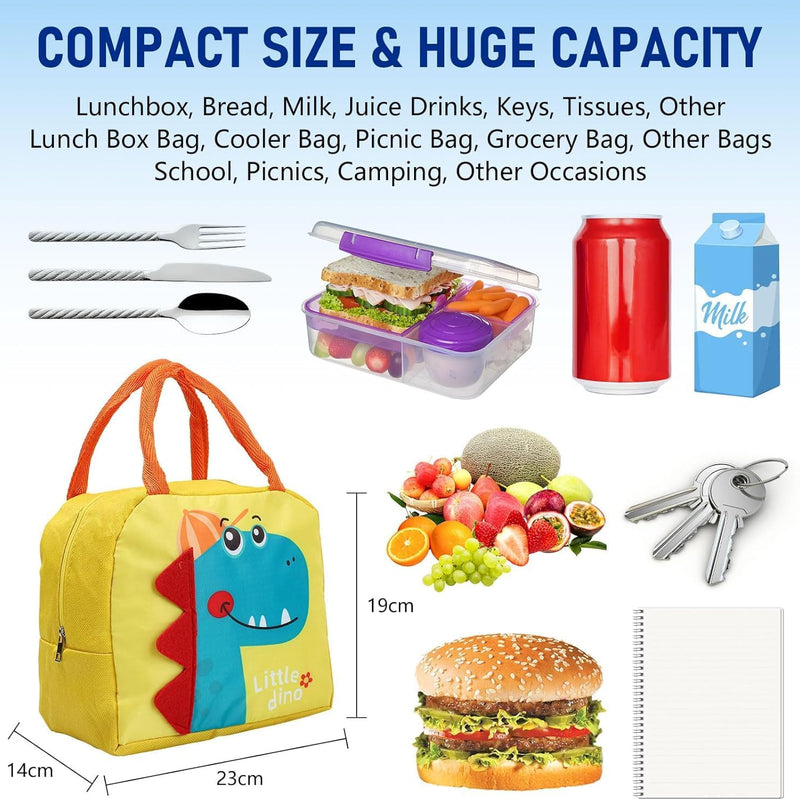 Cute Foldable Insulated Lunch Bag