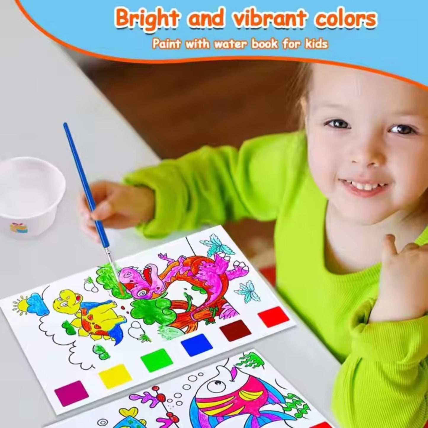 Unicorn Watercolour Colouring Book (12 Sheets)