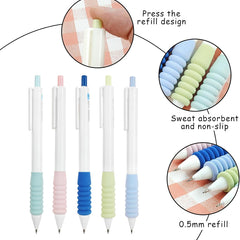Refillable Gel Pens – 0.5mm Fine Tip