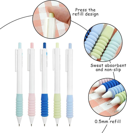Refillable Gel Pens – 0.5mm Fine Tip