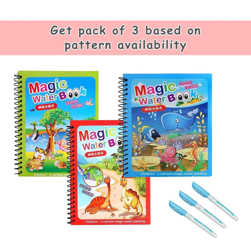 Mess-Free Water Colouring Book (Pack of 3)