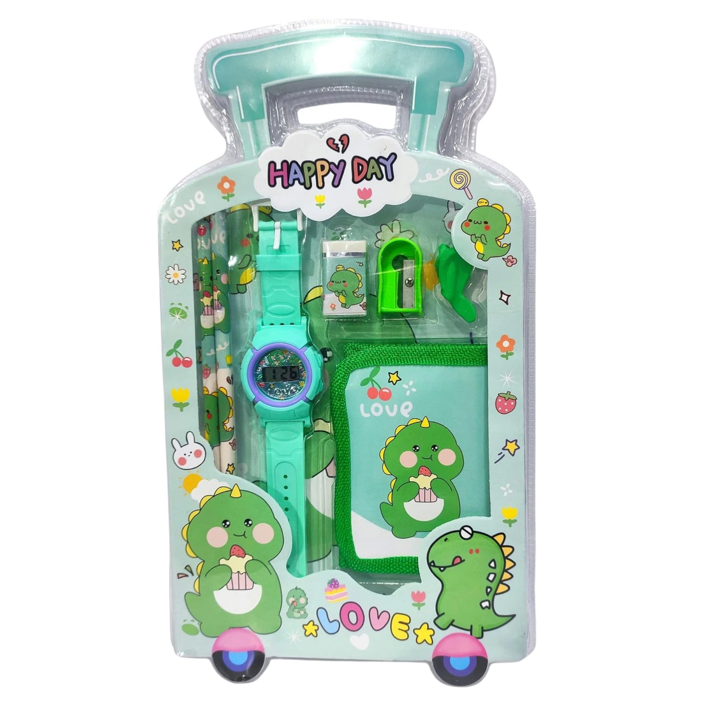 Cute Bunny Stationery Gift Set (9-Piece)