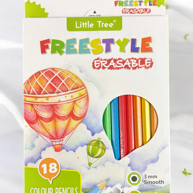 Erasable Colour Pencils (18-Pack)