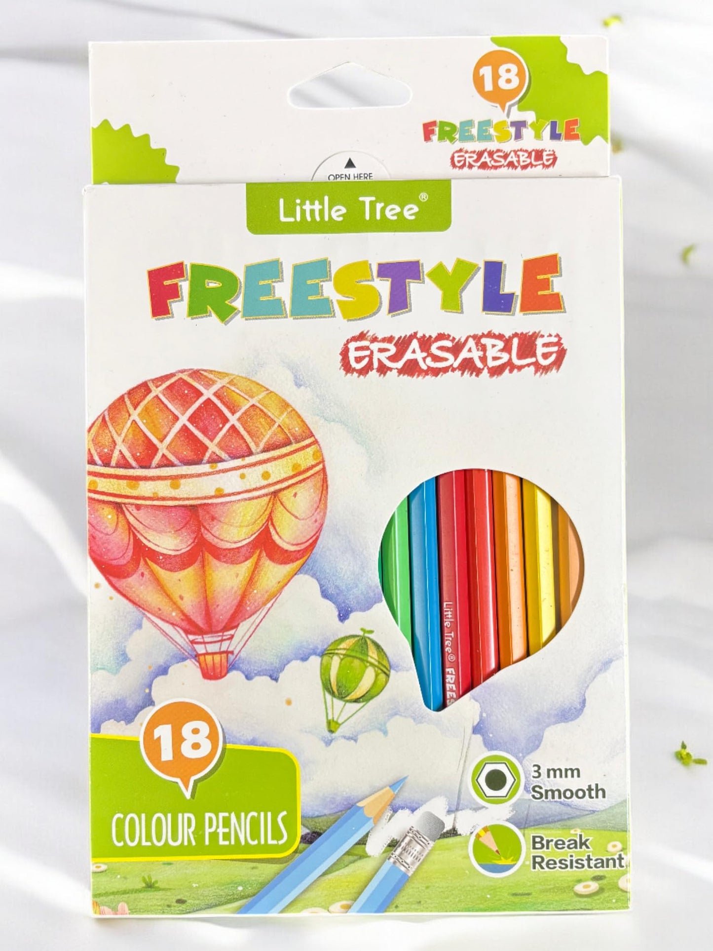 Erasable Colour Pencils (18-Pack)