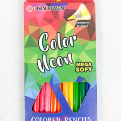 Neon Colour Pencils (12-Pack)