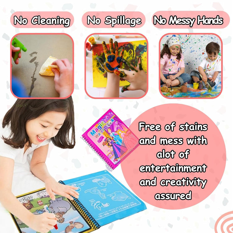 Mess-Free Water Colouring Book (Pack of 3)