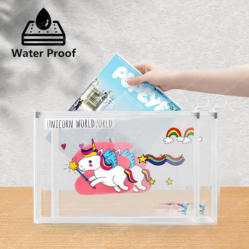 A4 Multipurpose Zipper Document Pouch