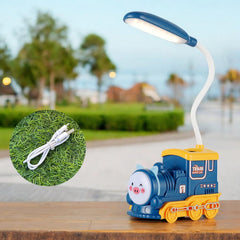 LED Train Desk Lamp with Pen Stand