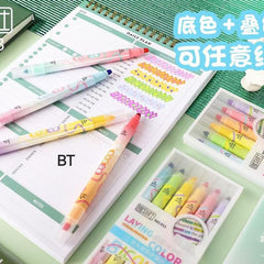 Pastel Highlighter Pen Set (6-Pack)