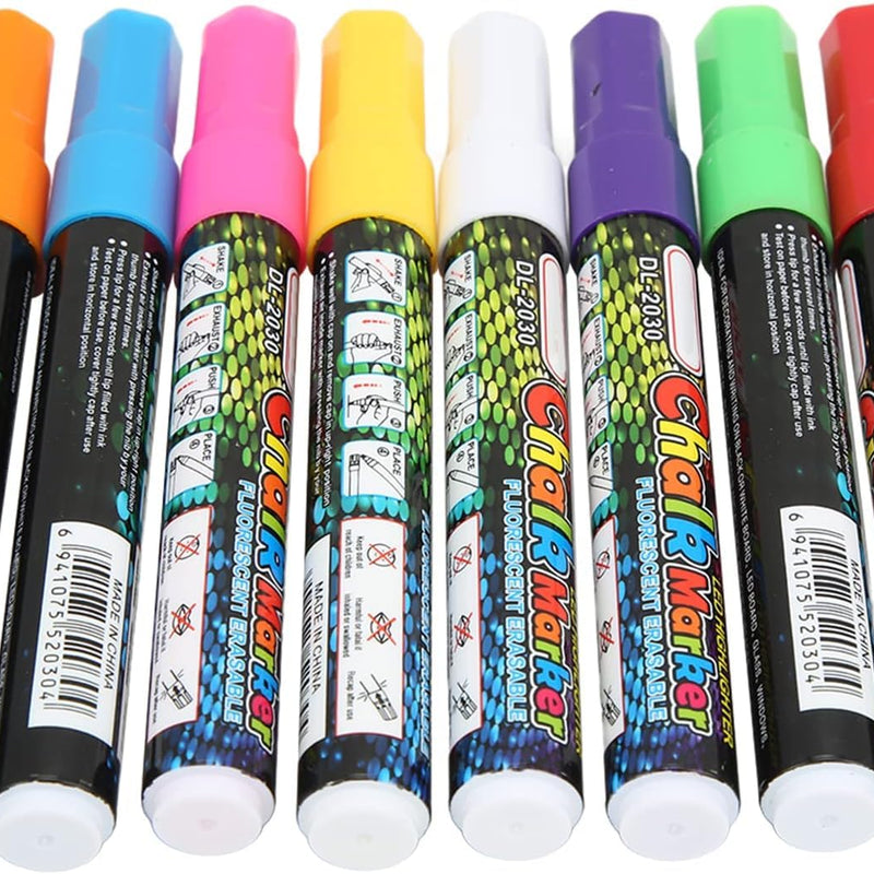 Liquid Chalk Markers Kit – 8 Vibrant Colors