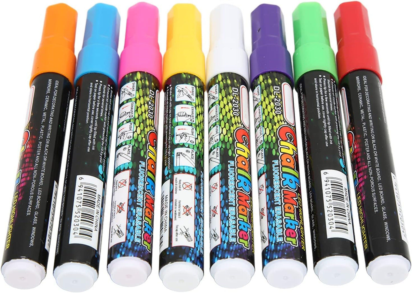 Liquid Chalk Markers Kit – 8 Vibrant Colors