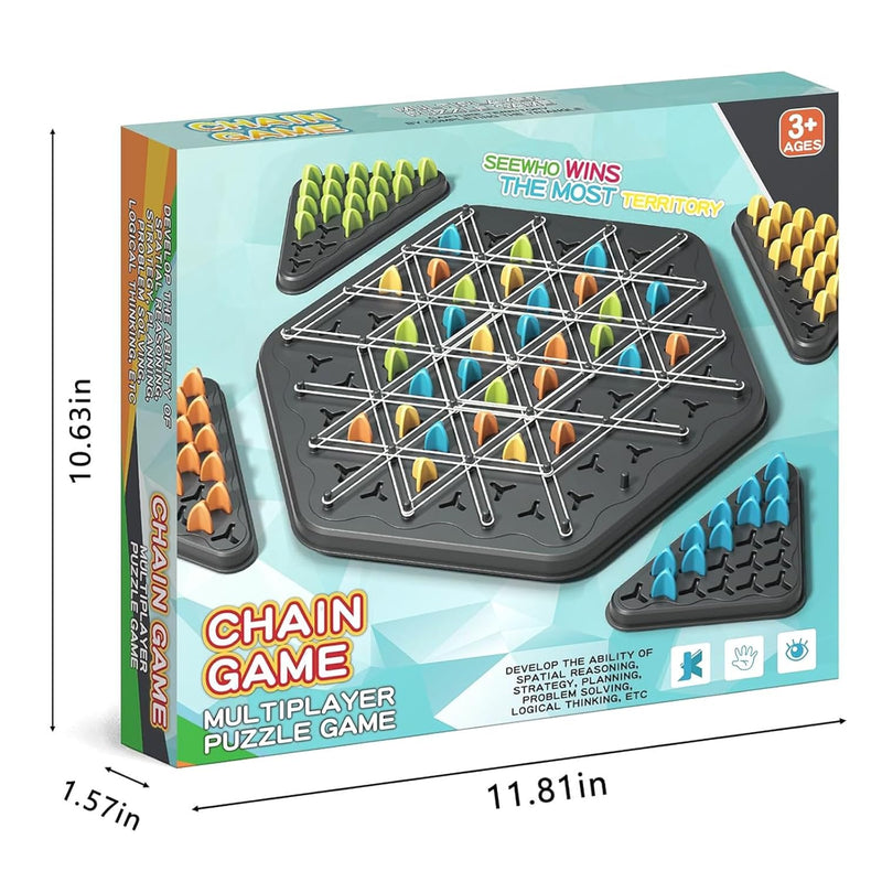 Triggle Chain Triangle Strategy Game