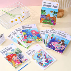 Unicorn Watercolour Colouring Book (12 Sheets)