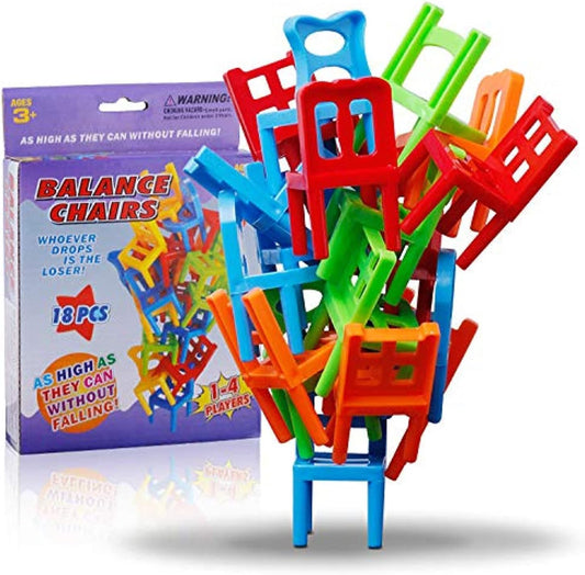 Chair Tower Stacking Game (36-Piece)