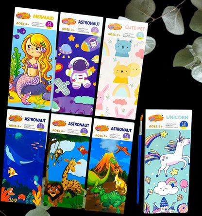 Unicorn Magic Drawing Doodle Book (12 Pages)