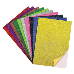 Self-Adhesive Glitter Paper Sheets