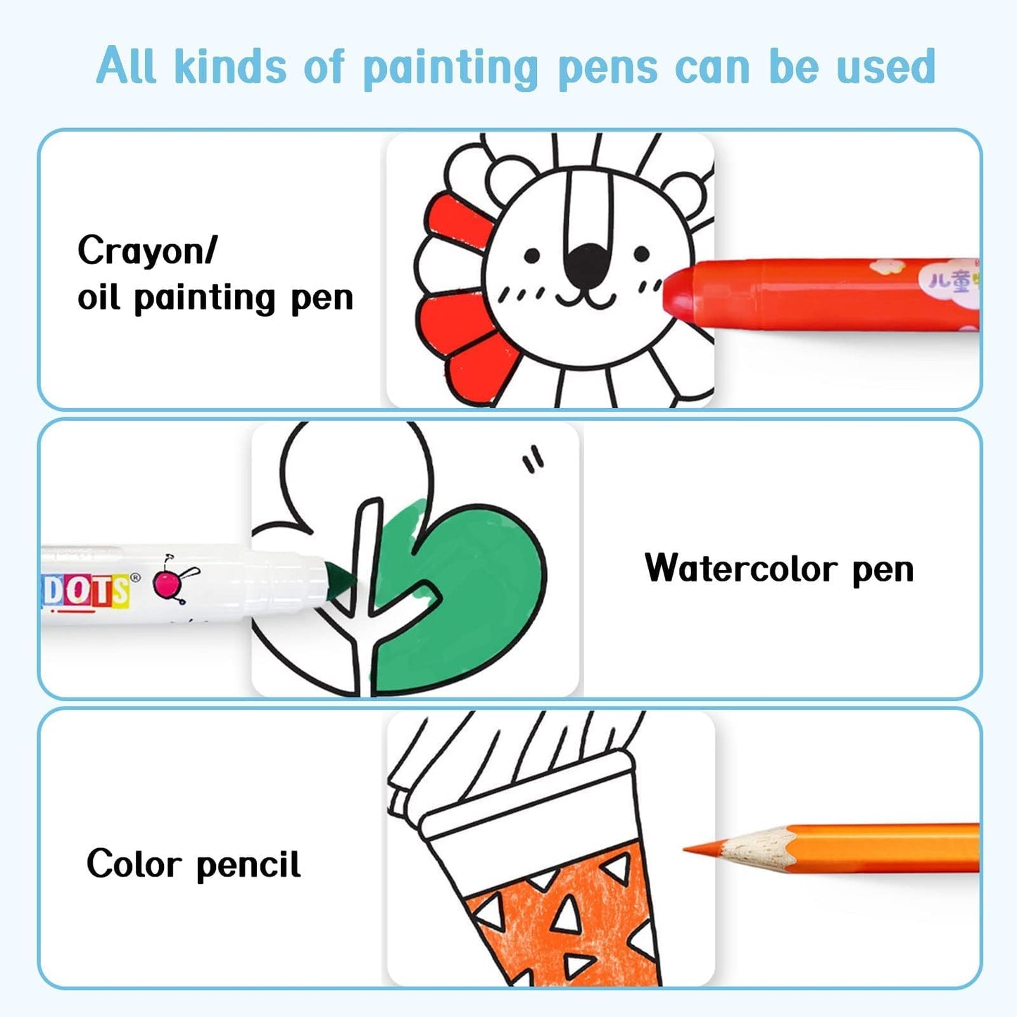 Colouring Paper Roll (Re-Stick)