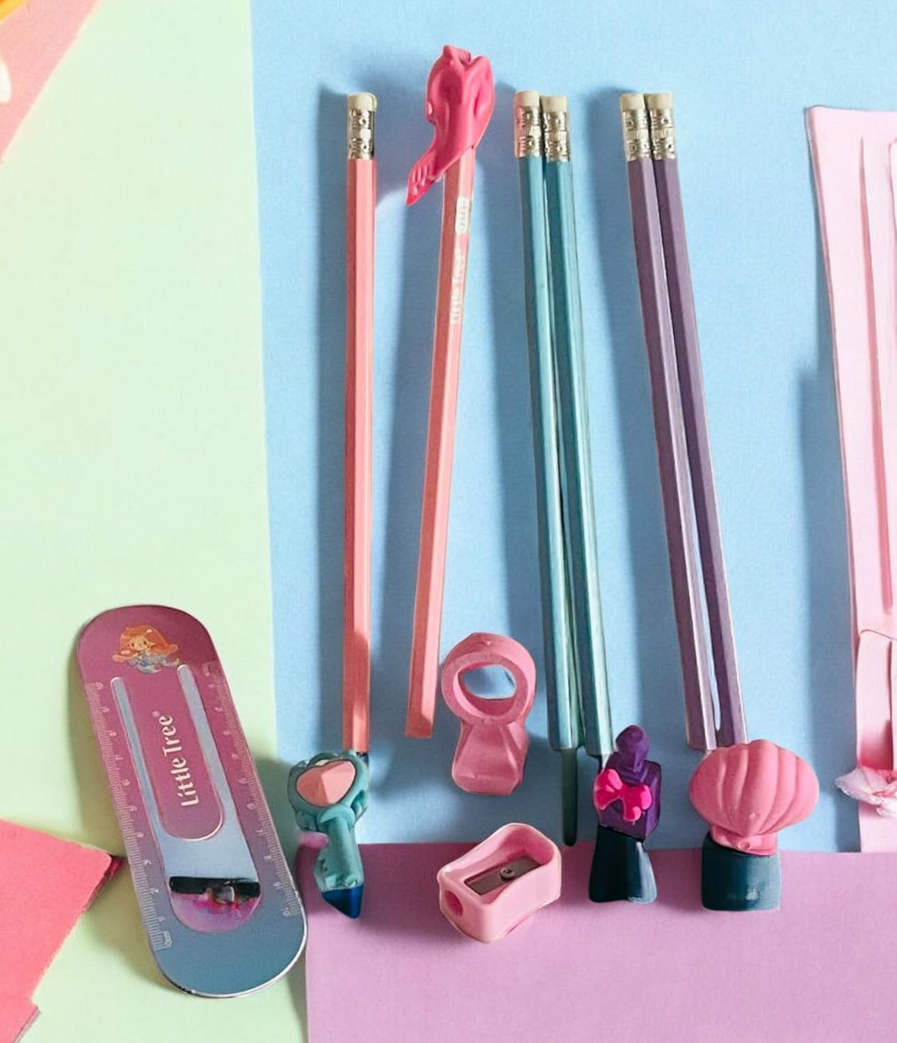 Cute Bunny Stationery Gift Set (9-Piece)