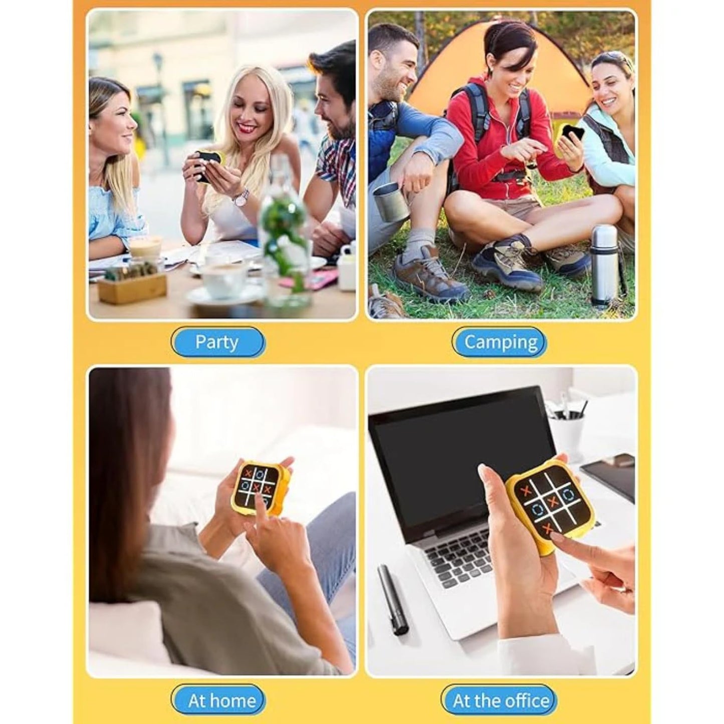 4-in-1 Electronic Tic Tac Toe Game