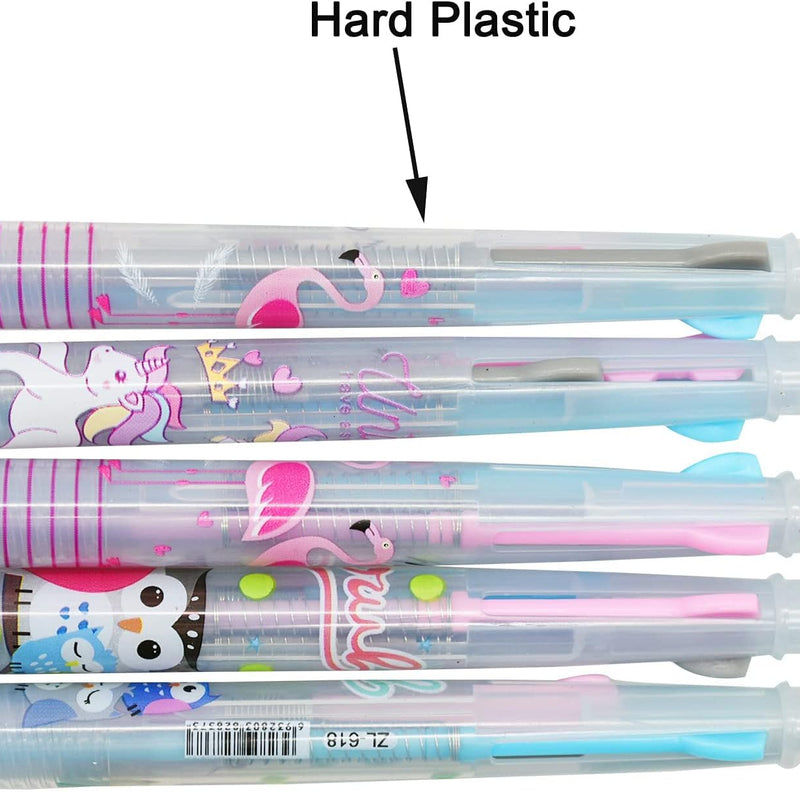 Cute Animal Design Gel Pens - Pack of 12
