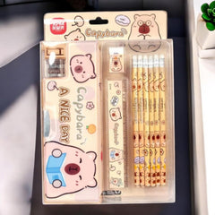 Cute Bunny Stationery Gift Set (9-Piece)