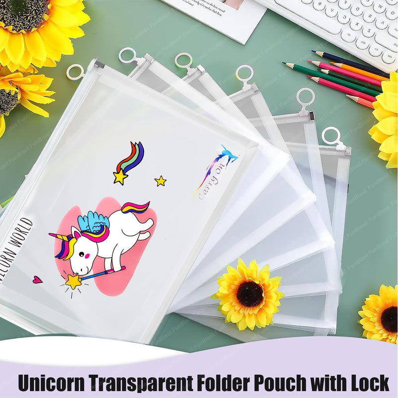 A4 Multipurpose Zipper Document Pouch