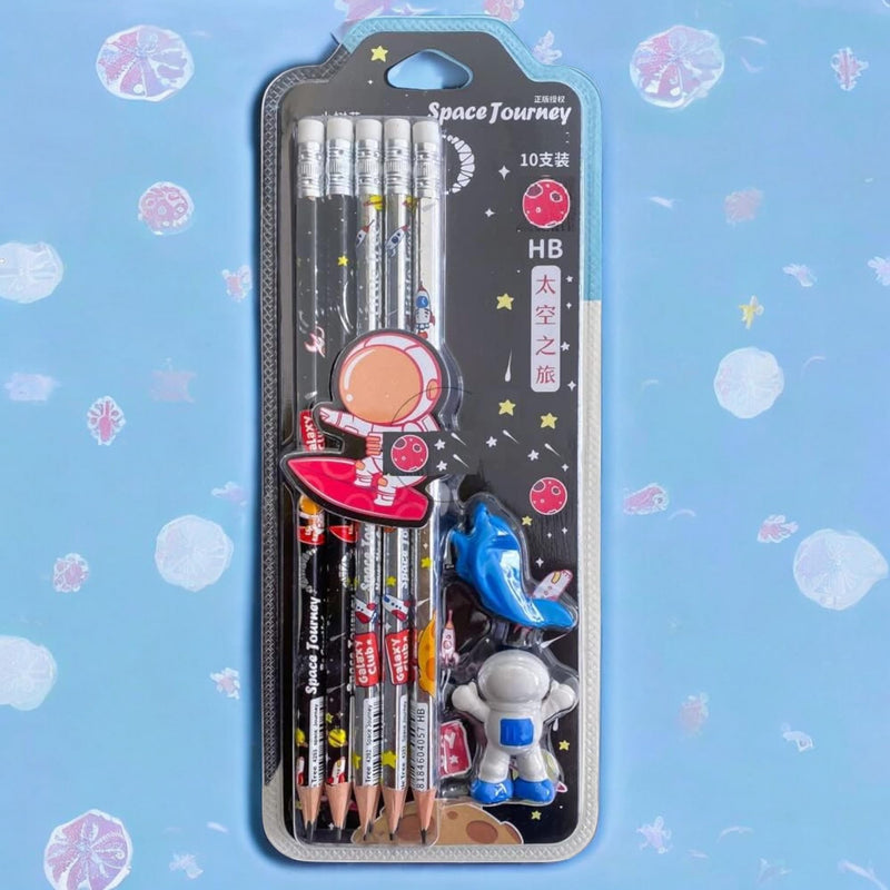 Cute Bunny Stationery Gift Set (9-Piece)