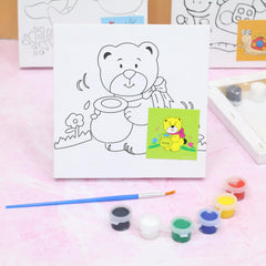 Canvas Paint Card with Mini Easel