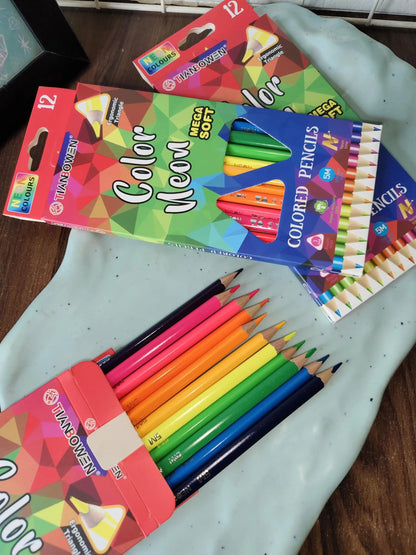 Neon Colour Pencils (12-Pack)